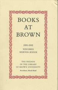 Books at Brown